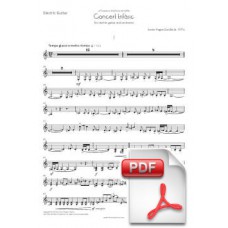 Pagès-Corella: Concert Trifàsic para Guitarra Eléctrica y Orquesta (Parte de Guitarra Eléctrica Solista) [PDF]