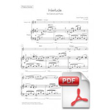 Pagès-Corella: Interlude for Clarinet and Piano (Piano Score and Solo Part) [PDF] Preview PDF (Free download)