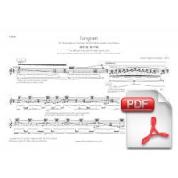 Pagès-Corella: Tangram para Flauta, Clarinete Bajo, Violín, Violonchelo y Piano (Partes Instrumentales) [PDF]